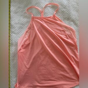 Athleta Peach colored Racerback Tank Top, L